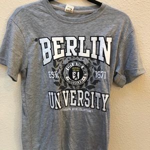 Gray Berkin University T-shirt